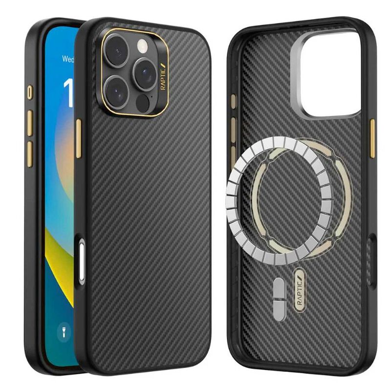 Funda RAPTIC Aramid para iPhone 16 PRO MAX Negr... image number null