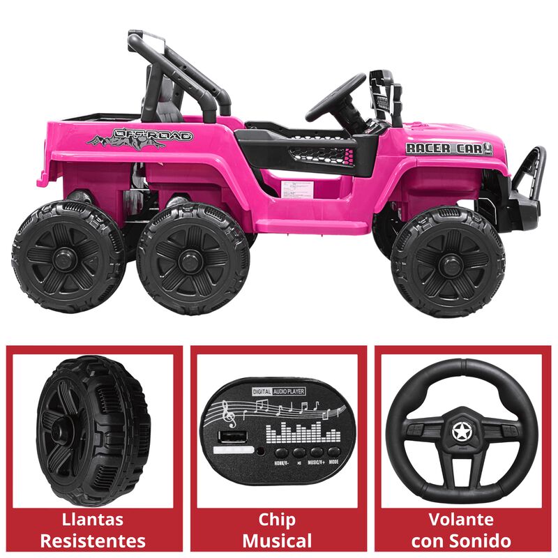 Camioneta Montable El&eacute;ctrica 4x4 para Ni&ntilde;os Blu... image number null
