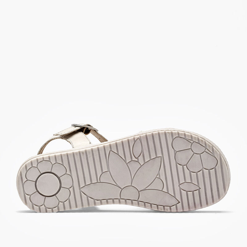 Abc Zapatitos sandalia para ni&ntilde;a blanco cod 140... image number null