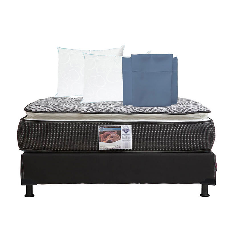 Colch&oacute;n Queen Size Spring Air Omega + Box Dicas... image number null