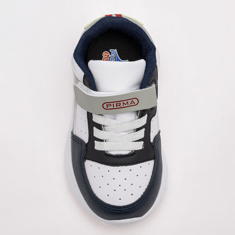 Pirma Tenis para beb&eacute; ni&ntilde;o blanco multicolor, a... image number null