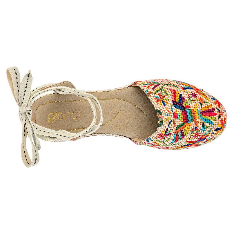 Gilardi Sandalia para mujer beige multicolor image number null