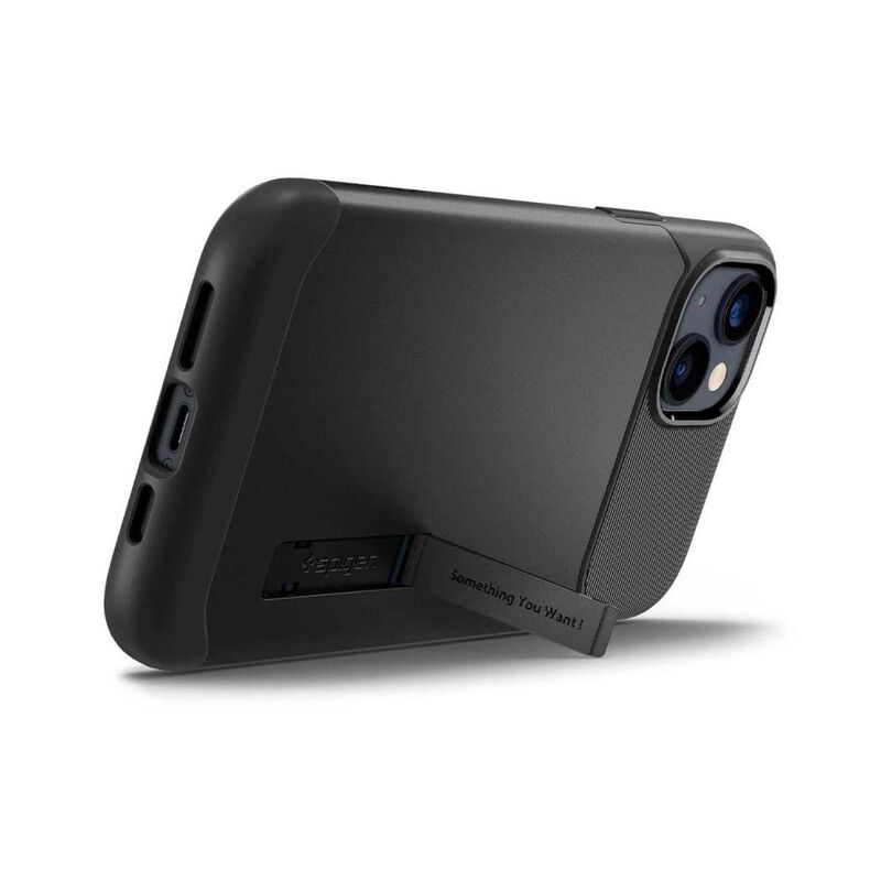 Funda SPIGEN Slim Armor para iPhone 14 Negra image number null