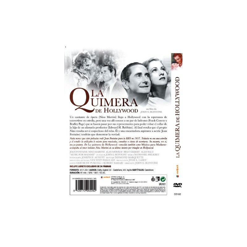 La Quimera De Hollywood (filmoteca Rko, Edici&oacute;n... image number null