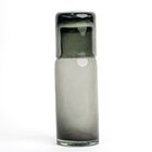 Jarra de Buró de Vidrio Soplado Humo Marea Baja