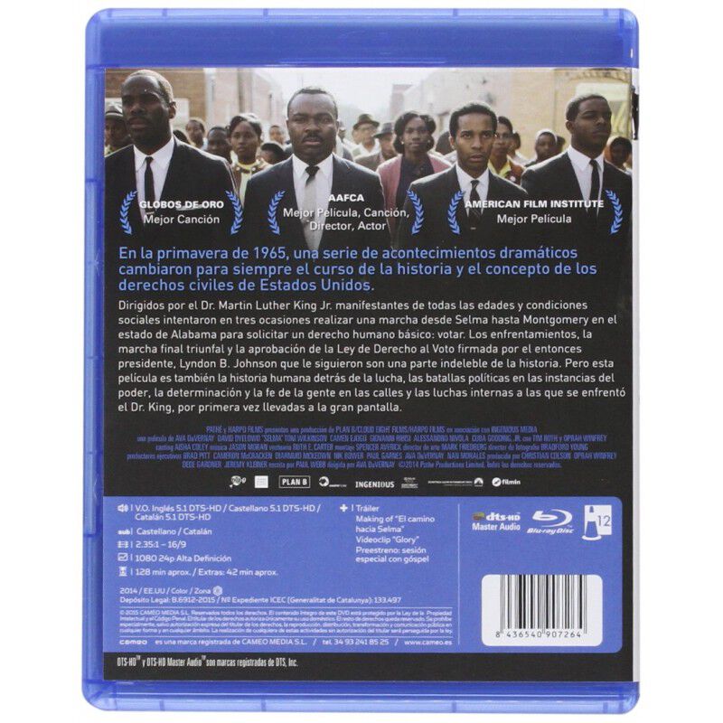 Selma [Blu-ray] (2014) image number null