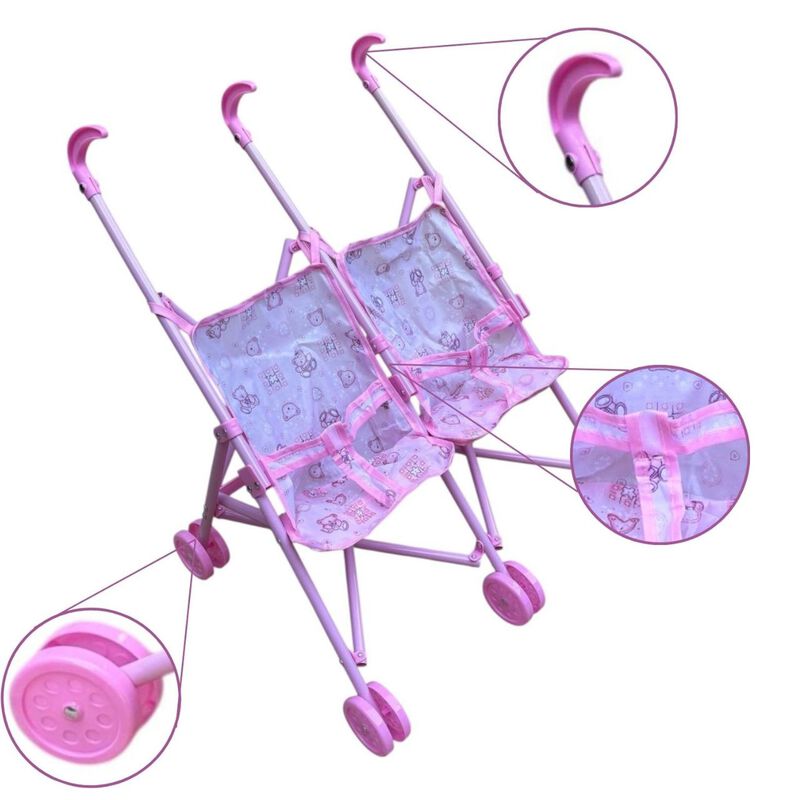 Carriola Infantil Para Mu&ntilde;ecas Plegable de Jugu... image number null