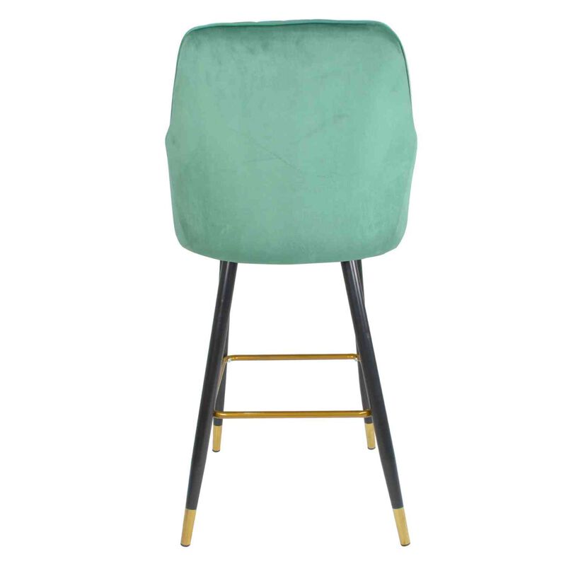 Silla Alta Tapizada Sillon Eames Terciopelo Ver... image number null