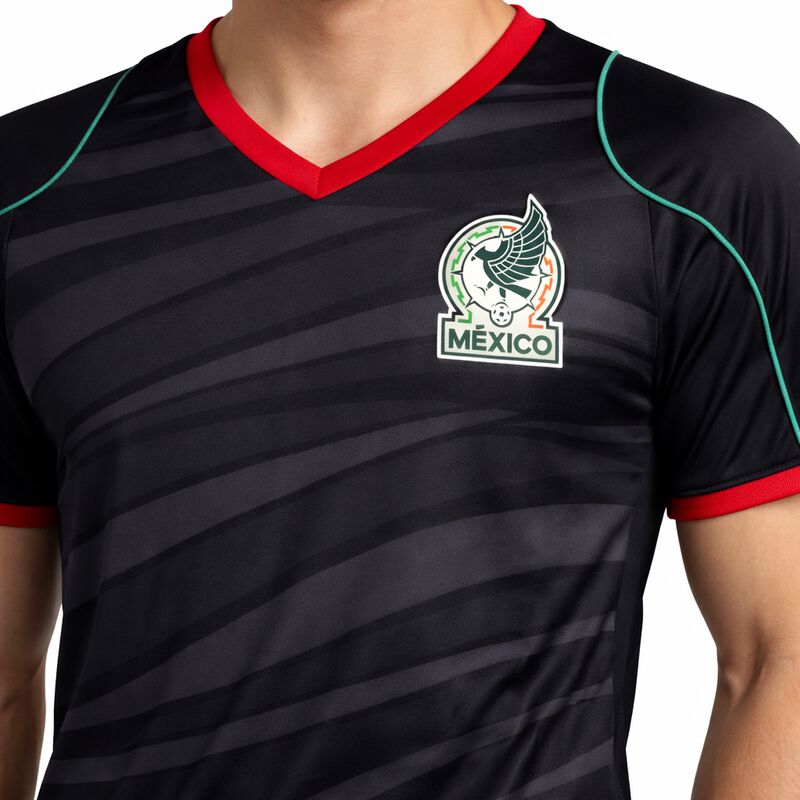 Playera Selecci&oacute;n Mexicana Estampada Cuello V H... image number null