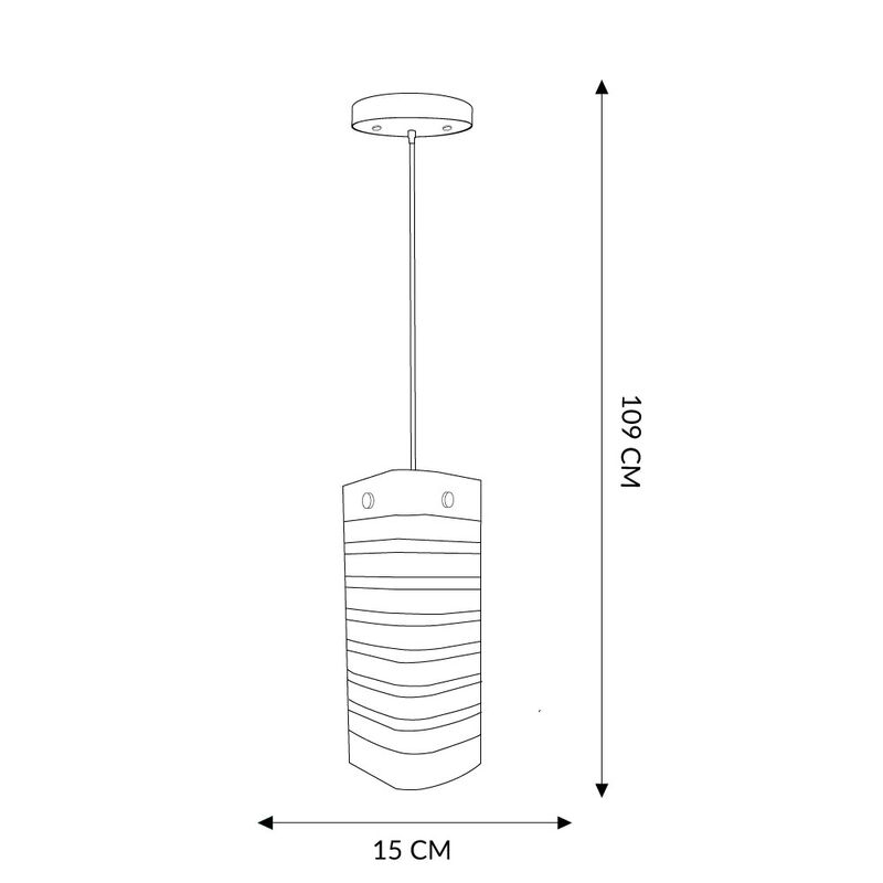 L&aacute;mpara Colgante Unik 001  Mil Luces image number null