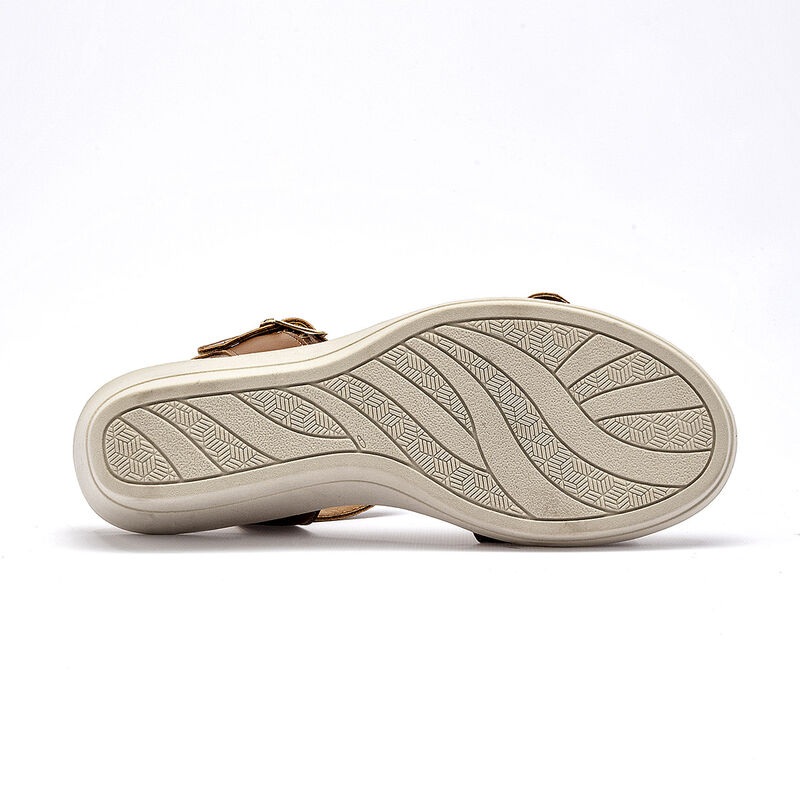 Gilardi sandalia cu&ntilde;a para mujer camel cod 1404... image number null