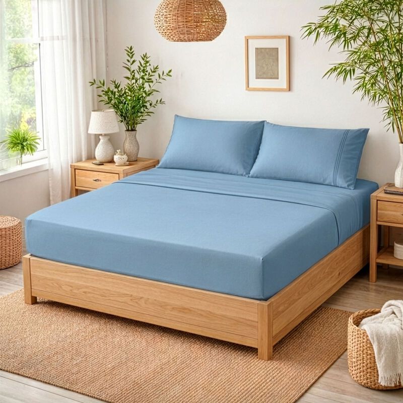 Juego De S&aacute;banas King Size Spring Air Bamboo Se... image number null