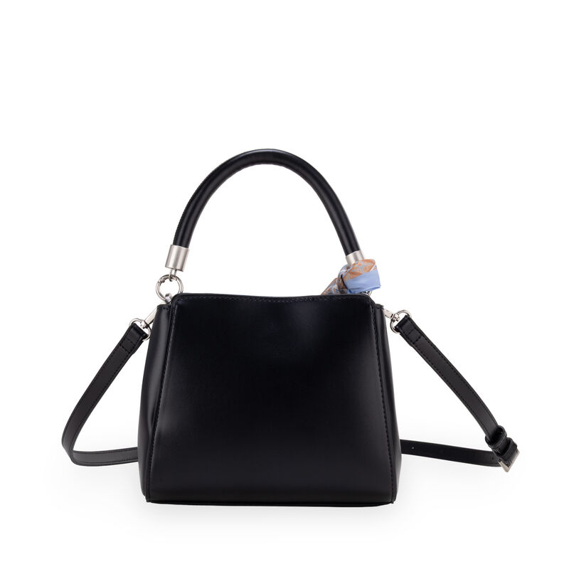 Bolsa Satchel Chica Con Mascada Color  Negro image number null