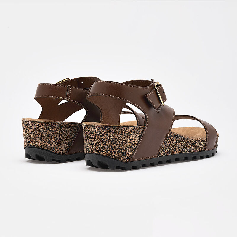Via Moda sandalia cu&ntilde;a para mujer caf&eacute; cod 1408... image number null