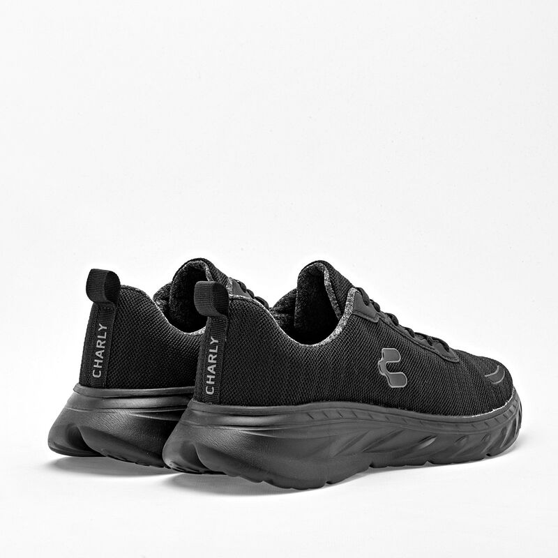 Charly Tenis Deportivos Para Ni&ntilde;o Negro Cod 129... image number null