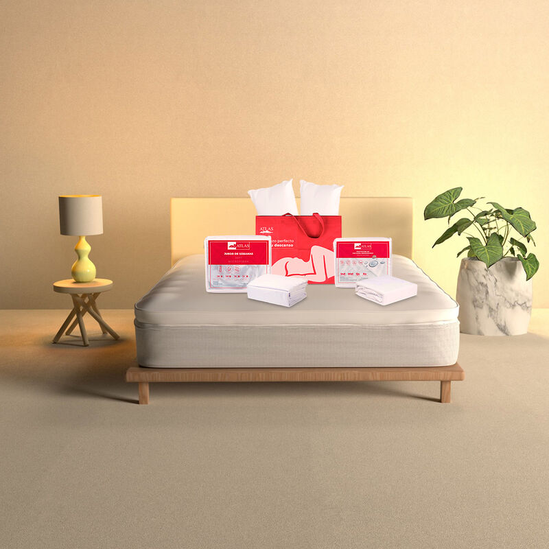 Set De S&aacute;banas Individual + Protector + Almohad... image number null