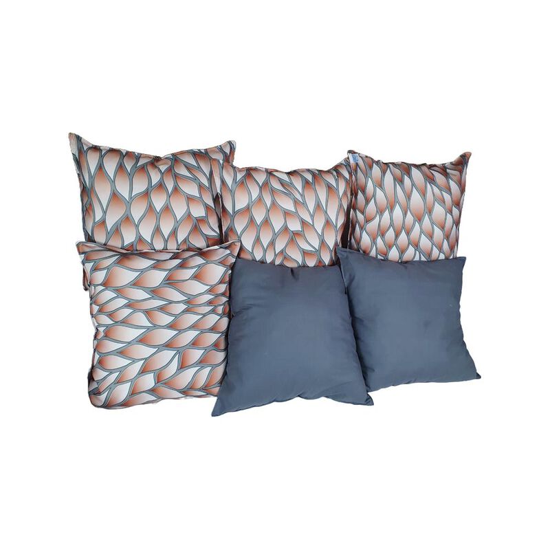 Set 6 Cojines Decorativos Premium Almoda Combin... image number null