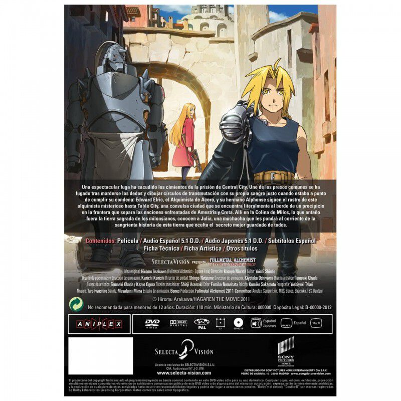 Fullmetal Alchemist: La Estrella Sagrada De Mil... image number null