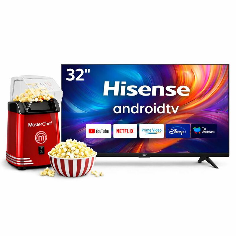 Pantalla Hisense 32 Pul Smart Tv + Palomitera image number null