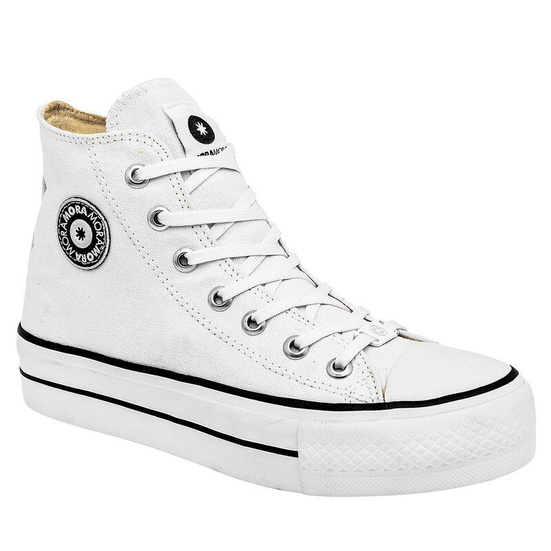 Moramora Tenis urbano para mujer blanco image number null