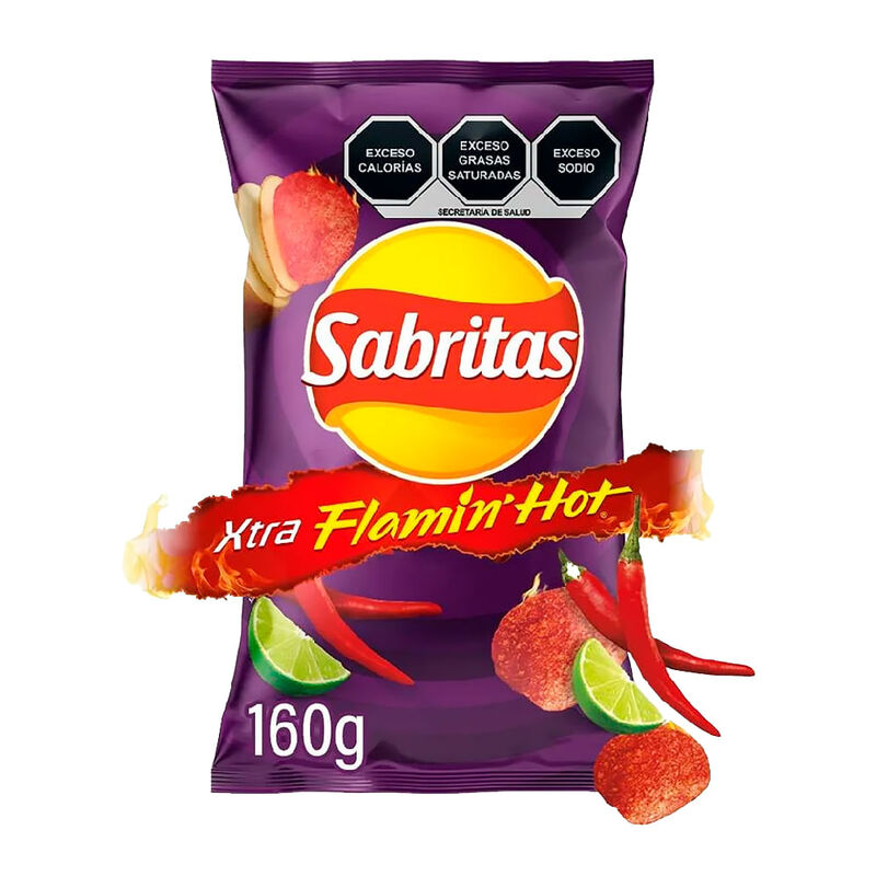 Sabritas Xtra Flamin Hot 160gr image number null