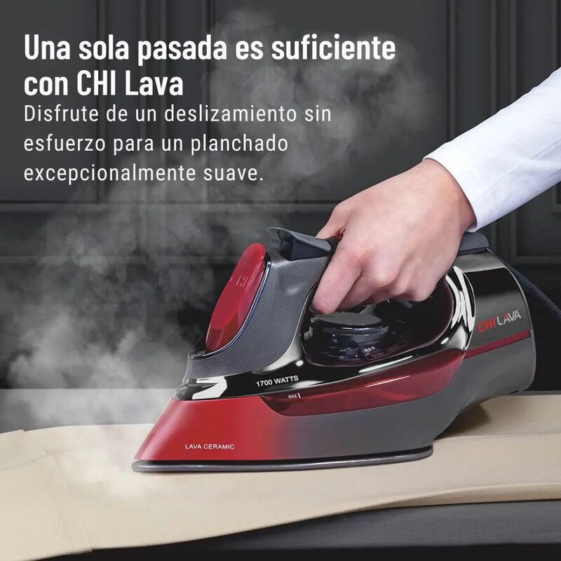Plancha Para Ropa Chi Steam Suela De Cer&aacute;mica L... image number null