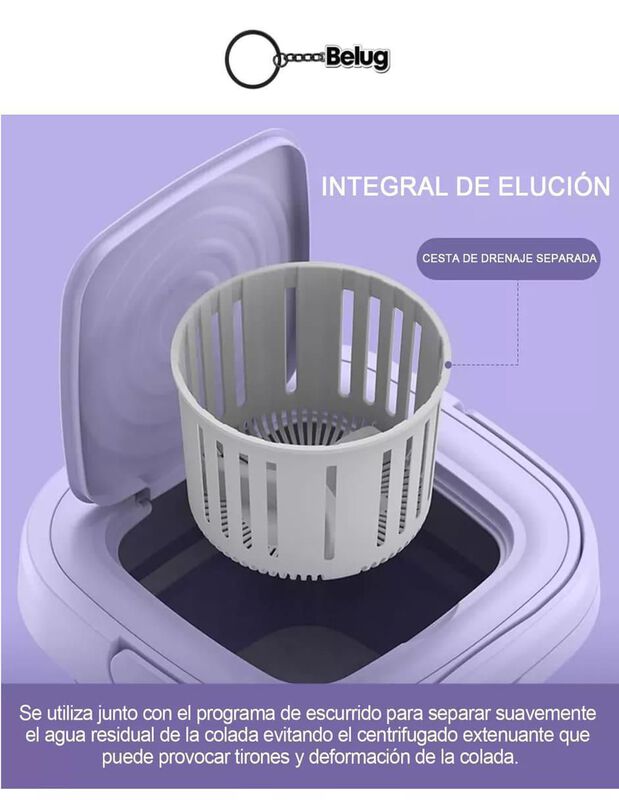 Lavadora Port&aacute;til Casa BIU Carga Superior Mini ... image number null