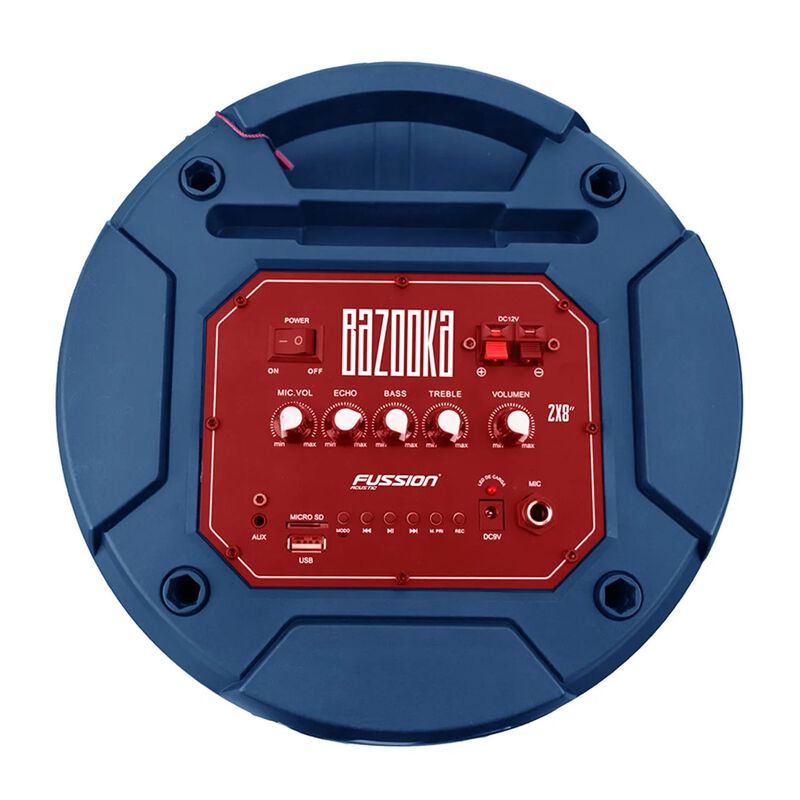 Bafle Amplificado Fussion PBS-2X8004BL 2X8" Baz... image number null