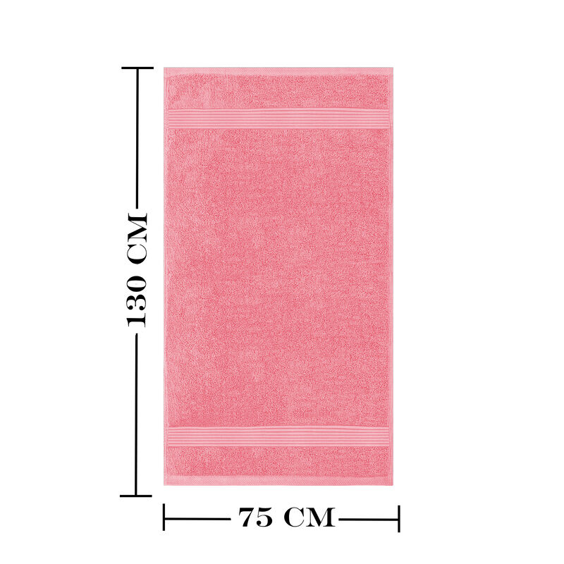 Toalla Segovia Medio Ba&ntilde;o 75cm X 130cm Rosa image number null
