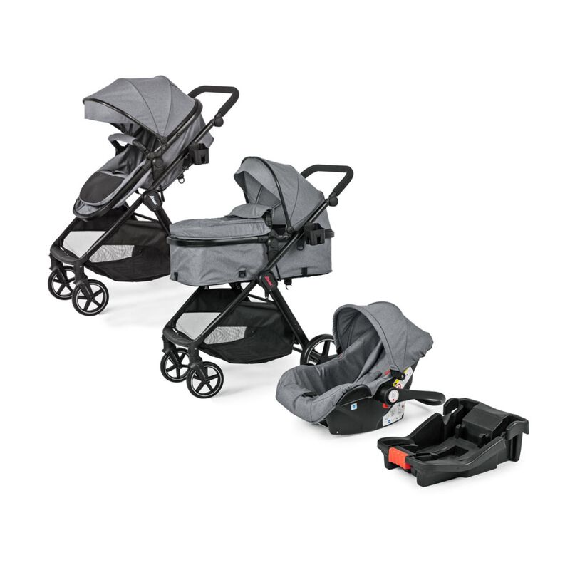 Carriola D'Bebé Travel System King Gris image number null