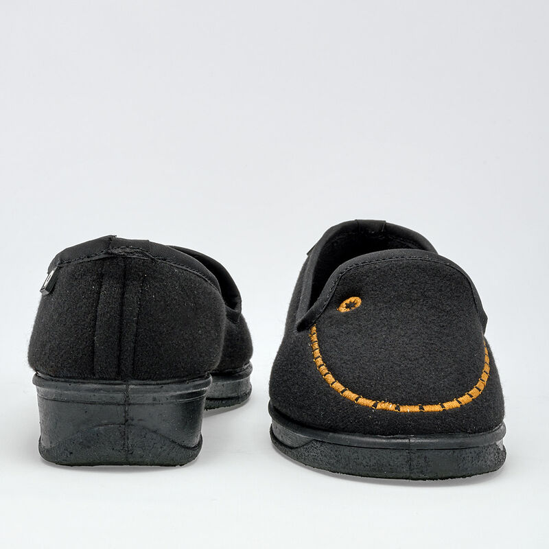 Mora Confort Pantufla para mujer negro camel image number null