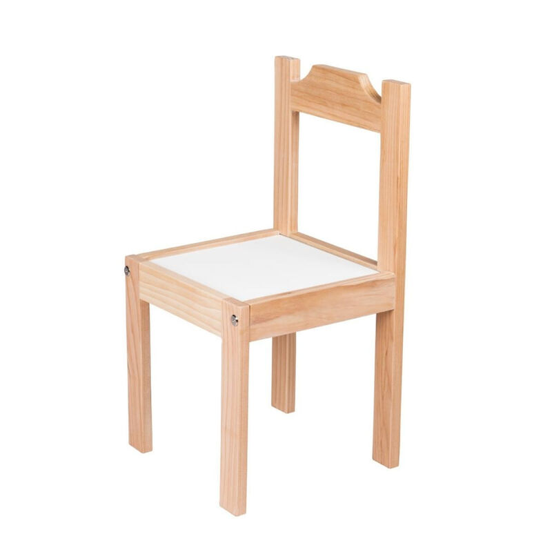 Duduk Silla de Madera Barnizada para Ni&ntilde;os Pequ... image number null