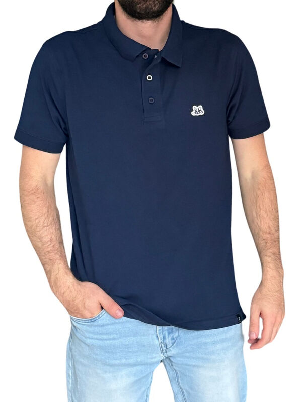 Playera Polo de Algod&oacute;n Manga Corta Casual para... image number null