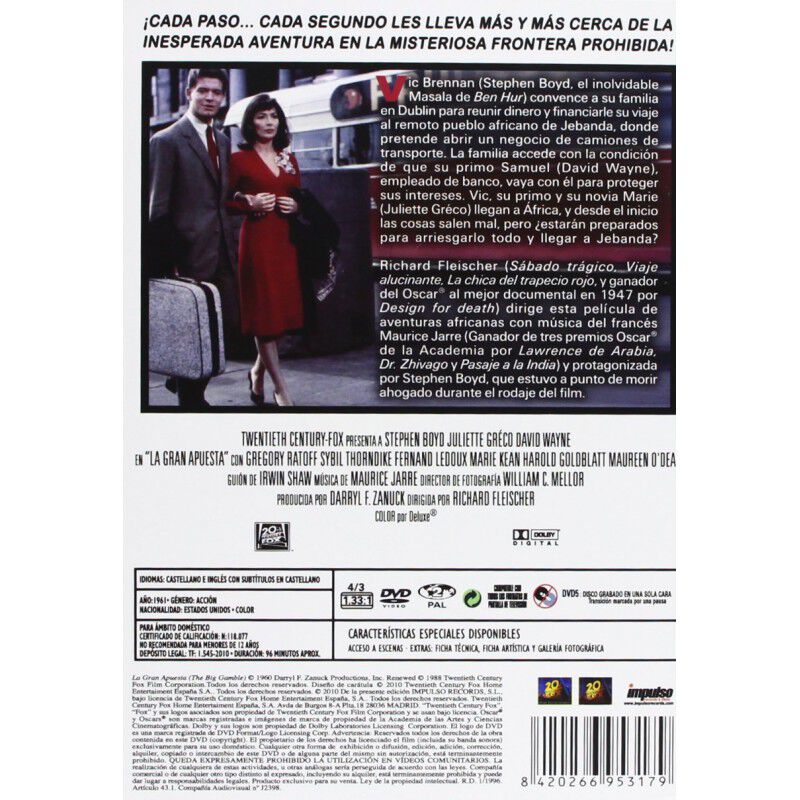 La Gran Apuesta [dvd] image number null