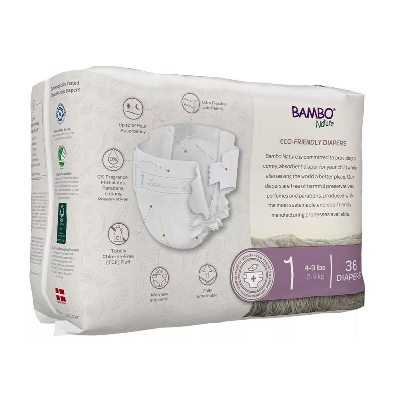 Pañales Bambo Nature Dream 216pz Talla 1 image number null