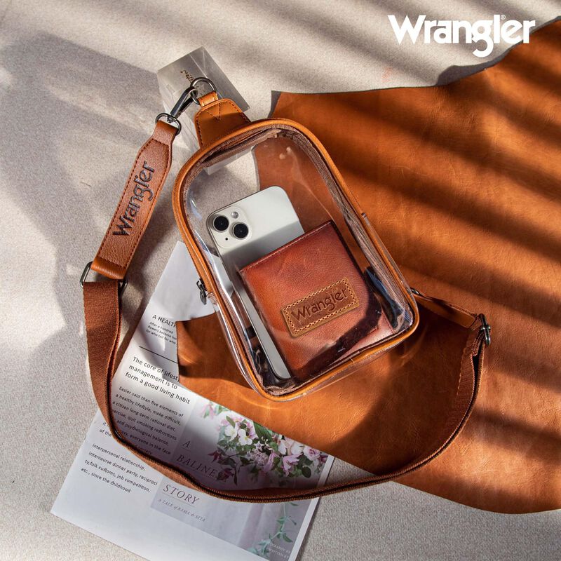 Bolso Bandolera Wrangler Transparente Para Muje... image number null