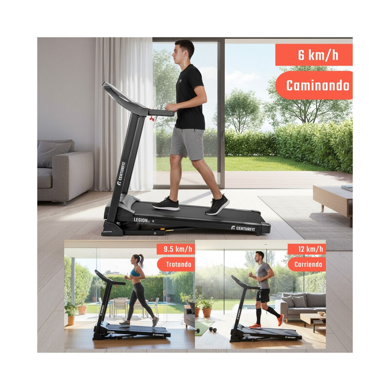 Caminadora Electrica Touch Plegable 15niv Incli... image number null