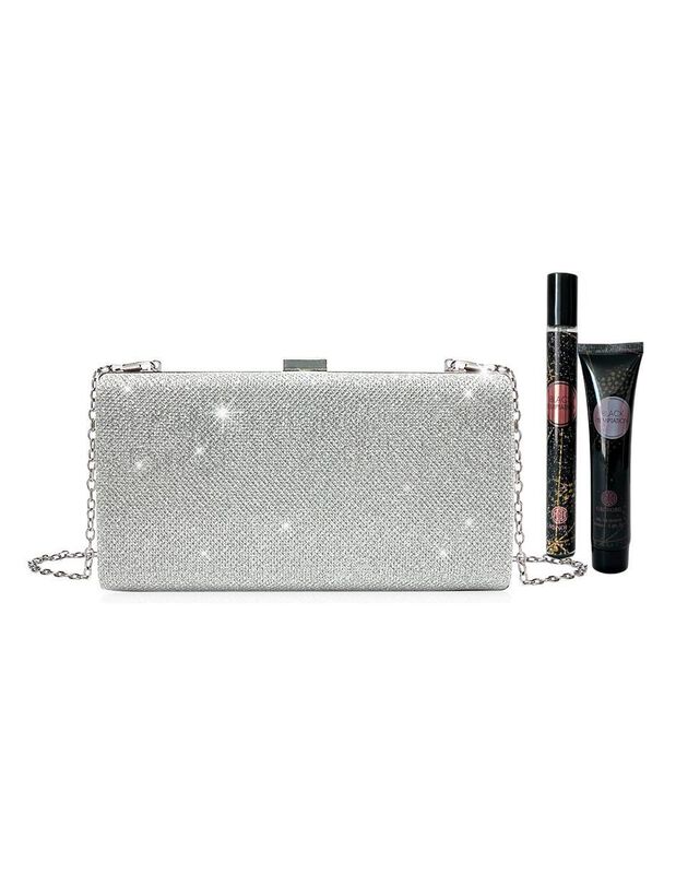 Bolsa Clutch Pink Brule Cutiesilver Para Mujer image number null