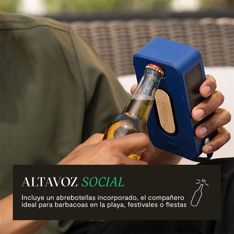 Bocina Rise Up Solar Blue The House of Marley B... image number null