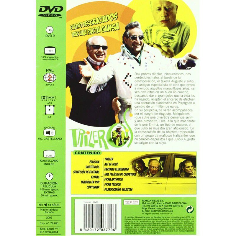 Trileros (dvd) image number null