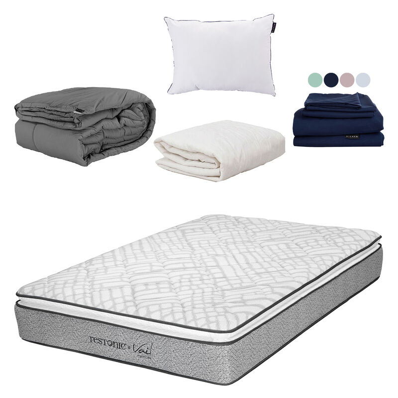 Colch&oacute;n Individual Vail+Almohada Oso+Protector ... image number null