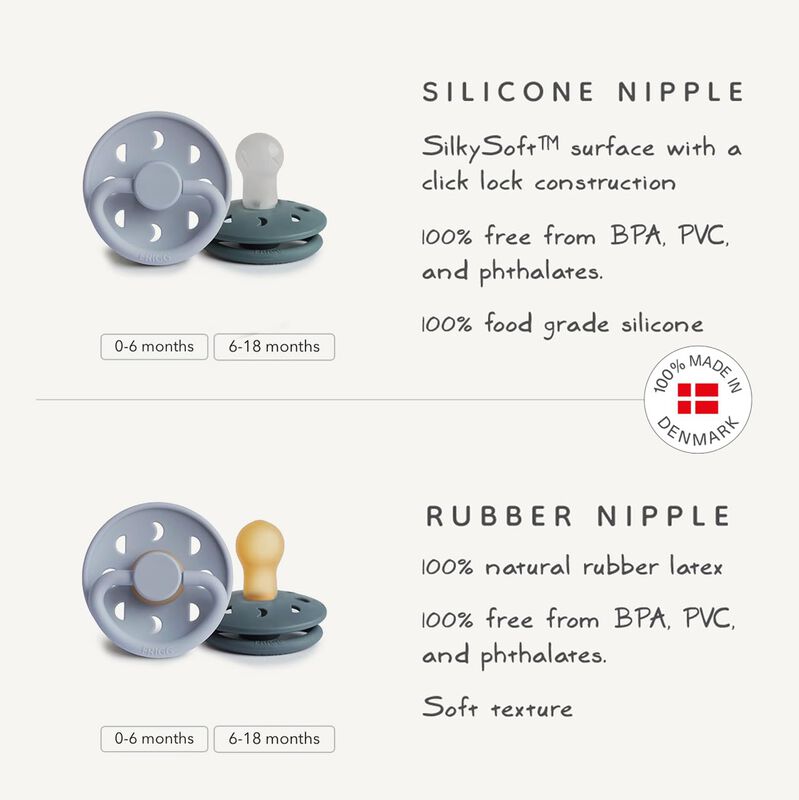 Chupete Frigg Moon Silkysoft De Silicona Sin Bp... image number null