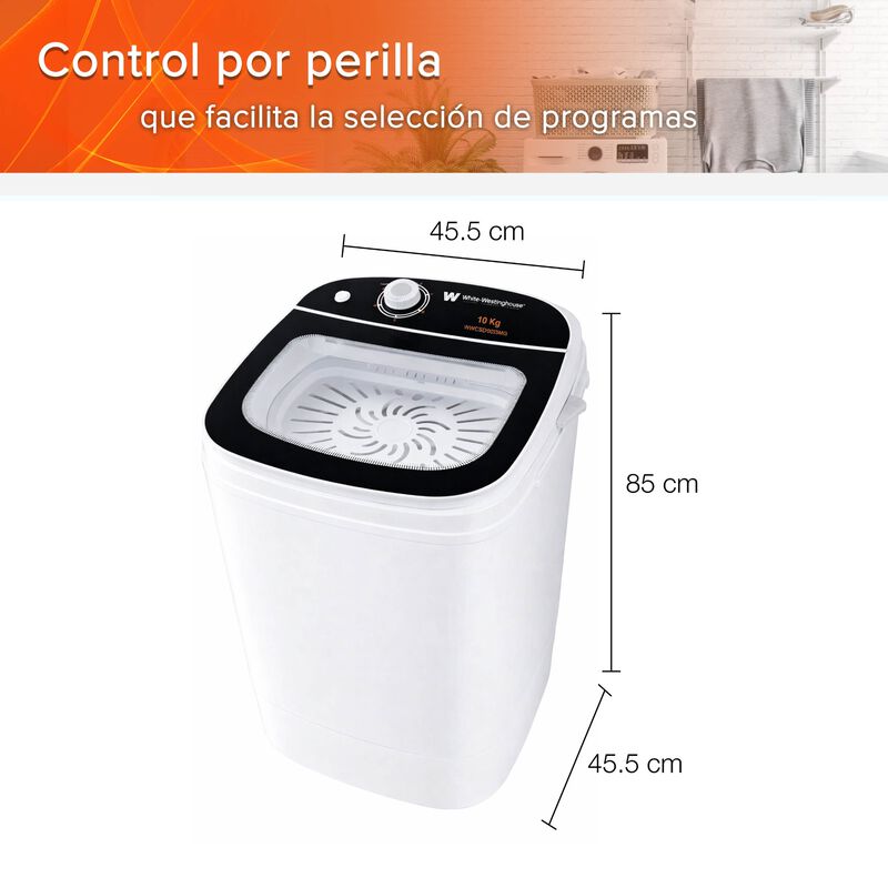 White Westinghouse Secadora Centr&iacute;fuga  8 Kg Ta... image number null