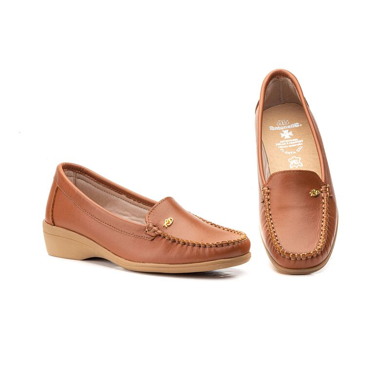 Mocasines para Mujer | Zapatos C&oacute;modos Marr&oacute;n image number null