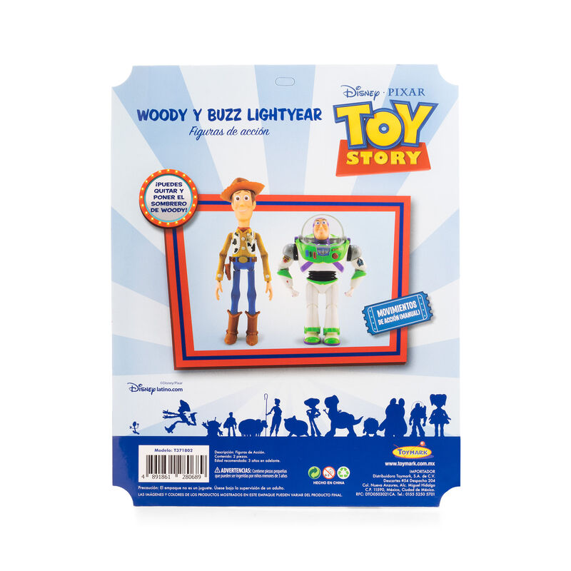Figuras De Acci&oacute;n Woody Y Buzz Lightyear De Toy... image number null