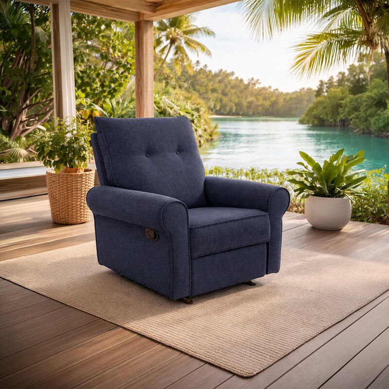 Sill&oacute;n Mecedora Nodri Dise&ntilde;o Ergon&oacute;mico Con Apo... image number null