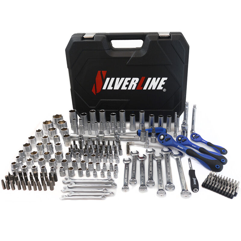 JUEGO DE HERRAMIENTAS SIILVERLINE DE 216 PZ image number null
