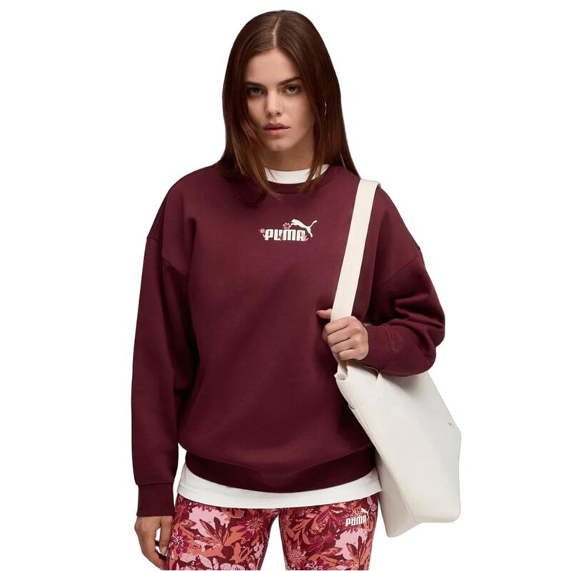 Sudadera Puma Ess Nature 2.0 Crew Para Mujer image number null