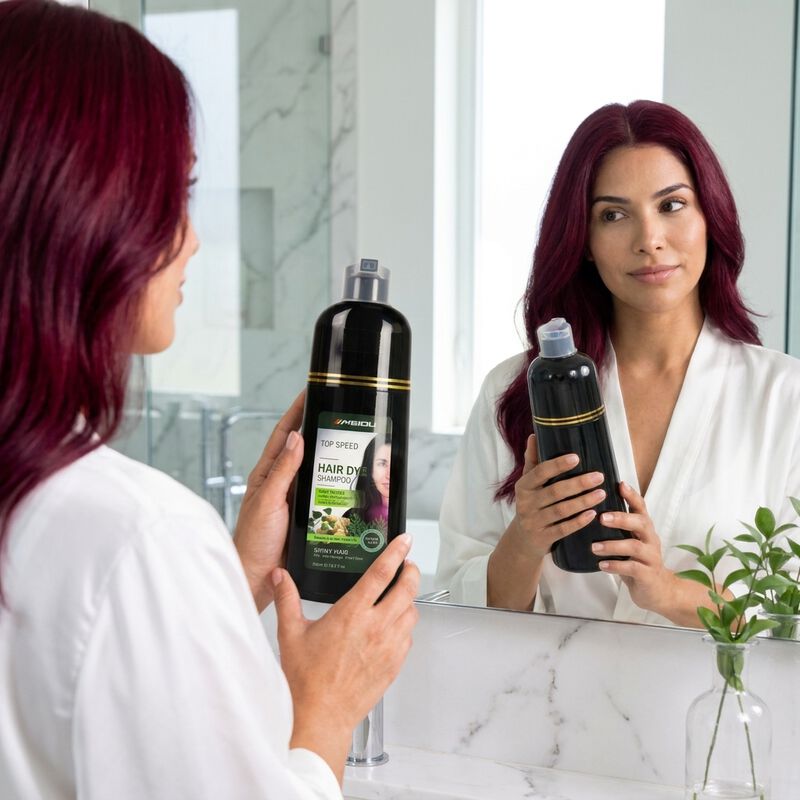 Pack 2 Shampoo Tinte Cubre Canas Jengibre 500ml... image number null