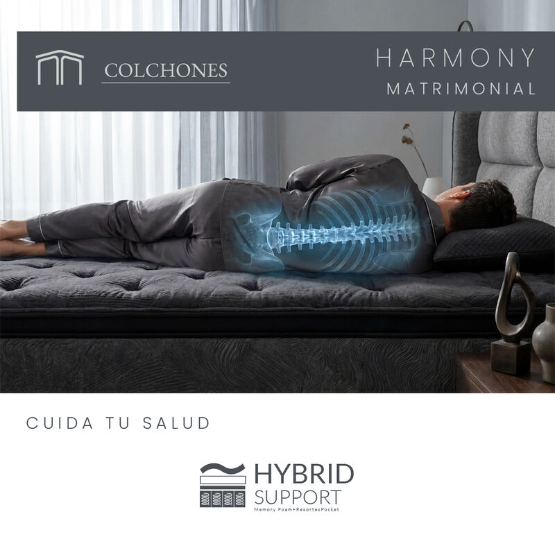 Colch&oacute;n Matrimonial Japandi Harmony Memory Foam... image number null